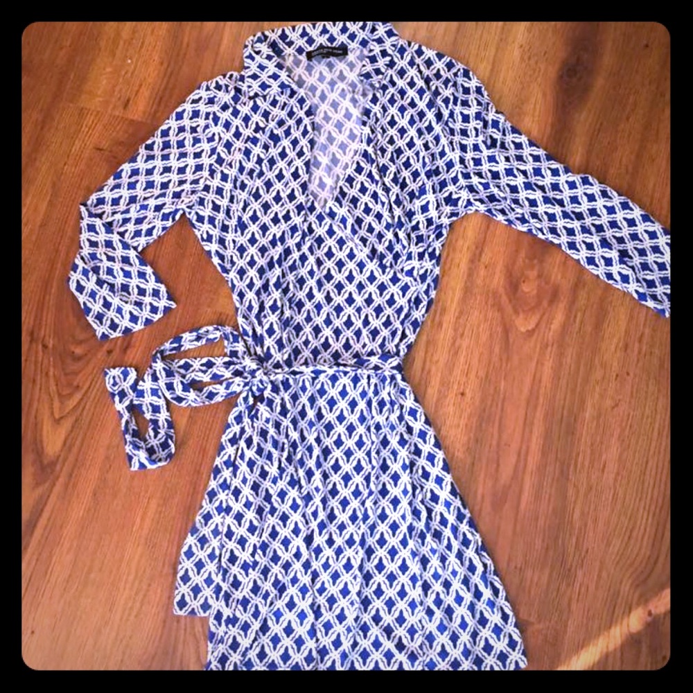 Ladies Jones New York Large Wrap Dress Like New